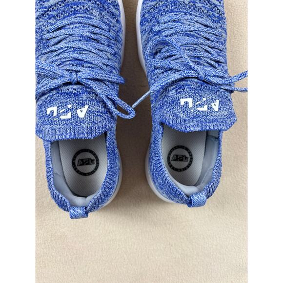 Women's APL Techloom Wave running athletic Sneakers EUC size 8 blue white - Picture 4 of 10